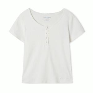 후아유 여성용 헨리넥 반팔 / Eyelet Henry Neck T-shirt WHRAF3761F 17