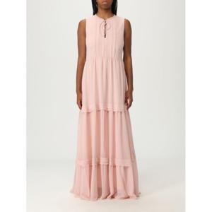 보스 롱 원피스 50540682 690 Blush Pink