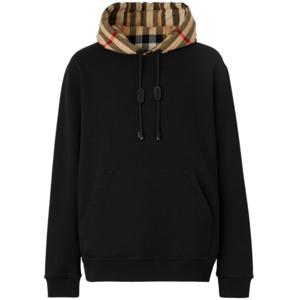 버버리 후드 티셔츠 8058117A1189 BLACK