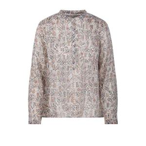여성 Isabel Marant Etoile 마리아 프린트 블라우스 23ECECRU