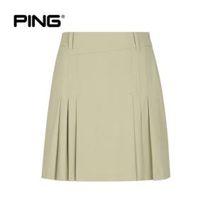 [핑](본사) [PING] 여성 변형 맞주름 큐롯 스커트 121D2PC061_BG