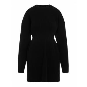 [BALENCIAGA] 라프리마 여성 니 Length 아워글래스 원피스 798573T52171000 블랙 /8