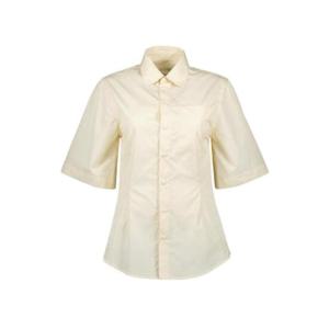 AMI 머스타드 칼라 반팔 셔츠 FSH462CO0076 136 TP935977202