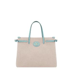 발렌티노 앙티브 로고 플라크 미디엄 토트백 6W2B0R19JSE R2K TP935012196