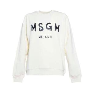 MSGM 로고 프린트 크루넥 스웨트셔츠 2000MM513200001 02 TP936090625