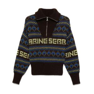 마린세르 Brown Moon Diamant Sweater WTK062ACKNI0532 TP719825936