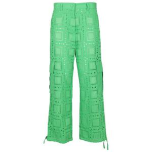 여성 MSGM 하이웨이스트 크롭트 팬츠 36TROPICAL