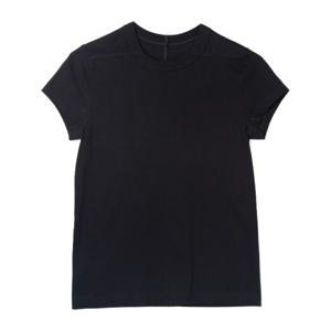 릭오웬스 블랙 크루넥 반팔 티셔츠 RP01E7235 JA 09 09 BLACK
