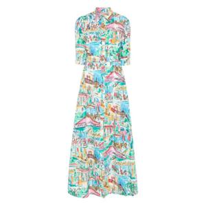 알레산드로 엔리케즈 롱 원피스 D84STPOCAFDF MULTICOLOUR