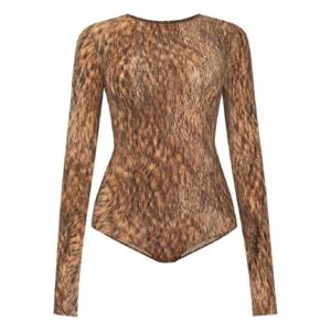 25 SS 메종마르지엘라 애니멀 프린트 바디수트 S52NA0074M20112 TP439359385
