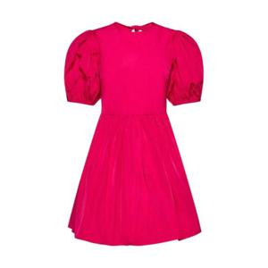 REDValentino 러플 슬리브 백리스 미니 드레스 2R3VAGQ51FP FA9 TP944350880