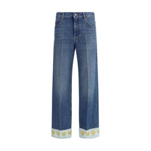 발렌티노 가라바니 데님 팬츠 7B3DD20G9HD 528 BLUE