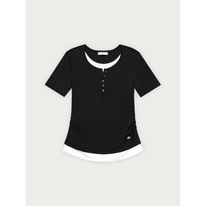 [행텐]여성 웨일 레이어드 티셔츠_100(10530-131-607-45)