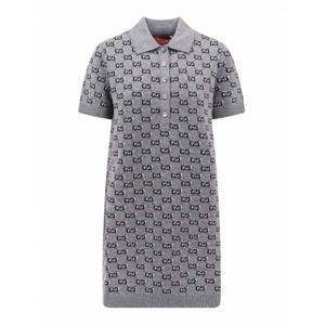 [GUCCI] 라프리마 여성 니 Length GG 울 원피스 위드 리브 프로필 800367XKD8R1136 Grey /8
