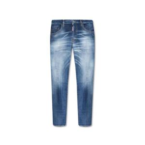 Dsquared2 슬림 컷 로고 패치 진 S74LB1281S30664 470 TP944435523