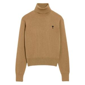 AMI Paris 아미 드 쾨흐 터틀넥 스웨터 H25HKS827001