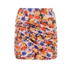 Isabel Marant 하이웨이스트 주름 미니 스커트 JU146922H024I 11OR TP944705229