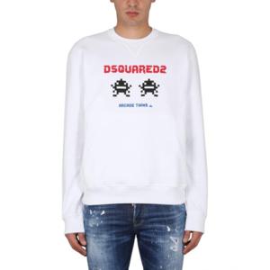 디스퀘어드2 후드 티셔츠 S74GU0730 S25516100 WHITE