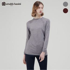 [아날도바시니]() 언발 단추장식 풀오버 니트(MS12SN01M)