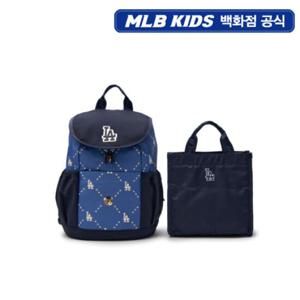 [MLB키즈PG] 다이아 모노그램 모노베어 배색 소풍가방 (7ABKC015N-07NYS)