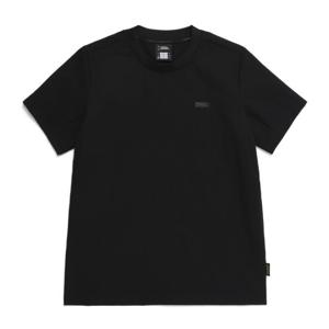 내셔널지오그래픽 N252WTS350 여성 마이크로 에어닷 베이직핏 반팔 티셔츠 BLACK