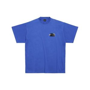 발렌시아가 반팔 티셔츠 712398 TNVG14019 BLUE