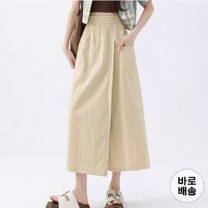 [베나프]플리 밴딩 랩 롱치마바지_BJ2LP001