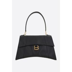 BALENCIAGA 부드러운 가죽 소재의 아워글래스 소프트 미디엄 핸드백 8107332ABF91000