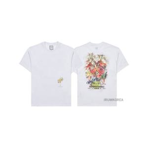 [WOOYOUNGMI] SS25 남성 야자수 백로고 티셔츠 W251TS04 716W