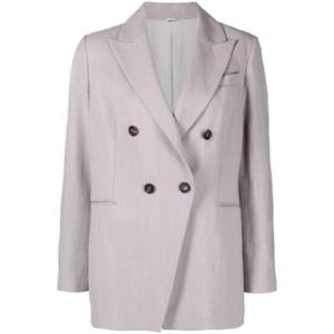 25 SS Brunello Cucinelli 브루넬로 쿠치넬리 더블 브레스티드 우븐 수트 재킷 MH1262311C8711 TP432242040