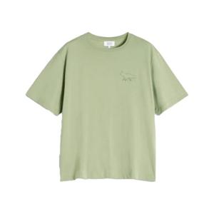 25SS 메종키츠네 프로파일 폭스 반팔 티셔츠 OM00116KJ7016 0077