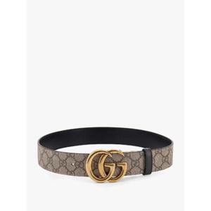 GUCCI Leather and Supreme GG fabric reversible belt 659416