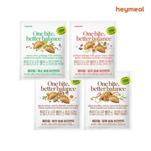 류수영PICK 헤이밀 비건만두 420g x 4팩(채소 버섯 김치 잡채 만두 각1팩)