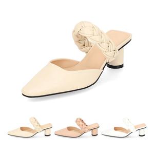 엘칸토 인텐스 여성 꼬임스트랩 뮬 5cm LCWO08I226