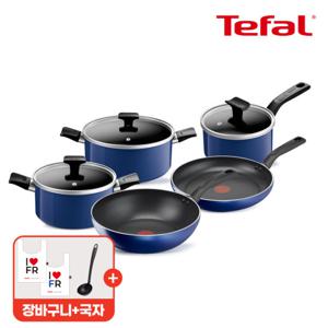 테팔 인덕션 세이버리 5종(팬28+웍28+편수16+양수20+24)(+국자, 장바구니 증정)