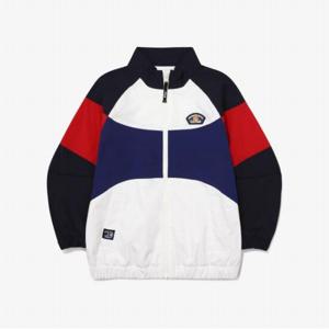 [36%OFF][휠라키즈] 컬러블록 매쉬 바람막이 (FK2JKG1601M_OWH)