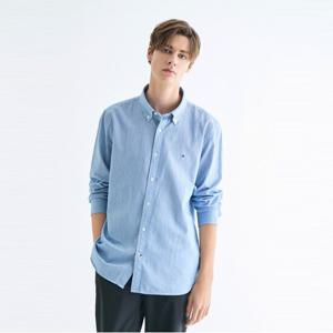 [공식][타미힐피거][Slim fit] 코튼 새틴 셔츠(T12E0WSH030MT20A