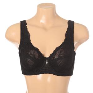 [비비안(언더웨어)]BBM착용감이 너무 편한 레이스 홑겹 브래지어 (BR3513QDBK)