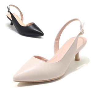 [세라]C24G450 슬링백 블랙 베이지 5CM