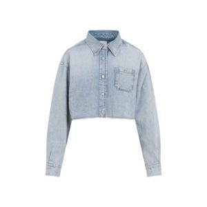 지방시 데님 셔츠 BW61B05YAX 496 ICE BLUE