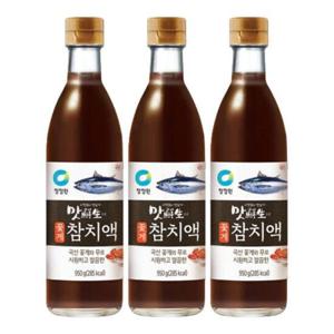 청정원 맛선생 꽃게 참치액 950g X 3개