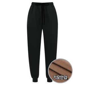 [샵앤]여성 방한 양기모 썸 국산 트레이닝 조거 팬츠N WG-WPT-20195-블랙