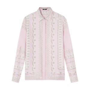 베르사체 셔츠 1001360 1A13638 5PC60 PINK MILK
