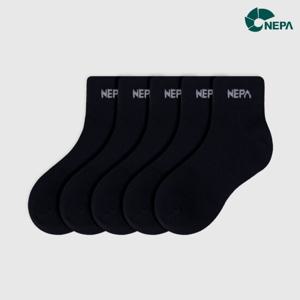 네파 호아프로스트 숏삭스 블랙 S 5팩 NPDHFSXS-BK5