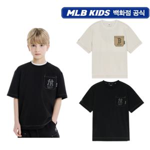 MLB키즈 스트릿 우븐 반팔티셔츠 (7ATSB0853)