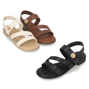 [25SS 신상] 엘칸토 인텐스 여성 락장식 포인트 플랫 샌들 2cm LCWW50I526