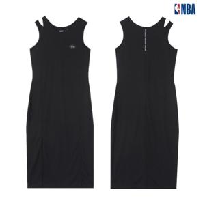 [엔비에이]엔비에이 슬릿 골지 슬리브리스 원피스 N252TO726P