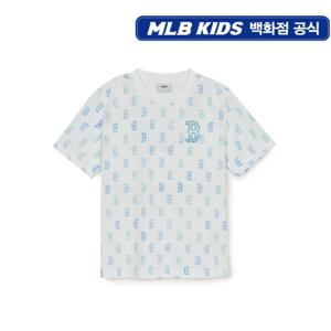 MLB키즈 썸머 모노그램 반팔티셔츠 (7ATSM015343SBL)