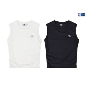 [엔비에이]여성 엔비에이 로고 골지 슬리브리스 N252TS726P