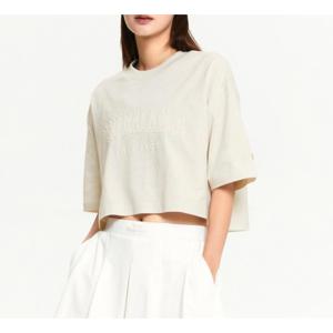뉴발란스 WOMEN 엠보스 레터링 반팔티 AA NBNEE4S102 39